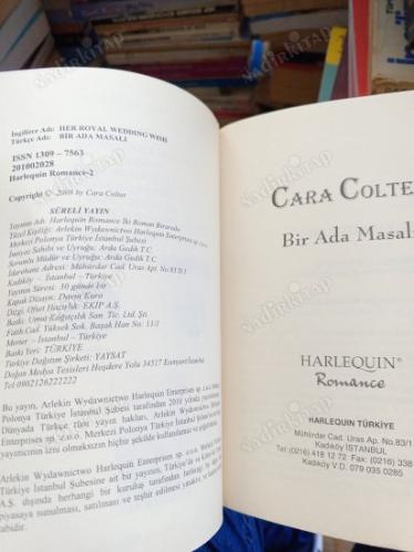 HARLEQUIN ROMANCE İKİ ROMAN BİR ARADA BİR ADA MASALI-ÖZEL BİR KADIN