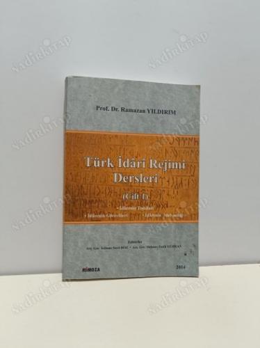 TÜRK İDARİ REJİMİ DERSLERİ ( CİLT 3 ve 1 takım )