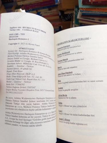 HARLEQUIN / CAMDAN KALE - AŞKLA RANDEVU-İKİ ROMAN BİR ARADA