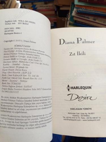 HARLEQUİN DESİRE 2 ROMAN BİR ARADA ZIT İKİLİ -İKİNCİ BALAYI