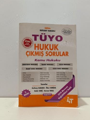 TÜYO HUKUK ÇIKMIŞ SORULAR cilt 2 kamu hukuku cilt 1 kamu hukuku - takım