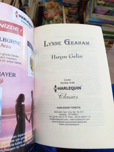 HARLEQUİN CLASSİCS İKİ ROMAN BİR ARADA HIRÇIN GELİN-HUYSUZ VE AŞIK