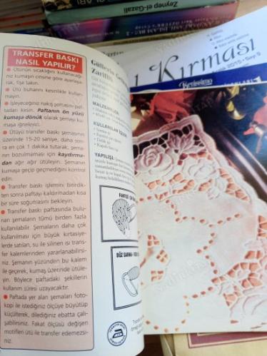 Benissimo - Beyaz İş - Transfer Baskı Paftalı