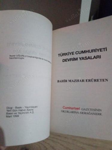 TÜRKİYE CUMHURİYETİ DEVRİM YASALARI