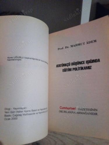 Atatürkçü Düşünce Işığında Eğitim Politikamız