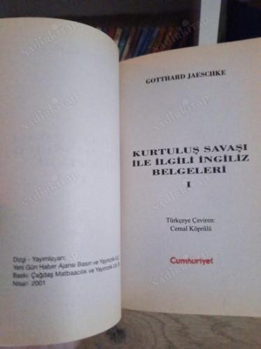 Kurtuluş Savaşı ile İlgili İngiliz Belgeleri 1