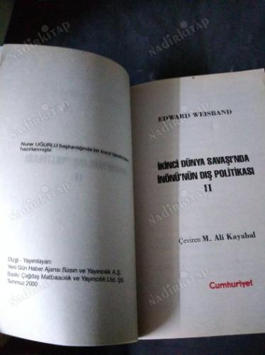 İKİNCİ DÜNYA SAVAŞI'NDA İNÖNÜ'NÜN DIŞ POLİTİKASI 2