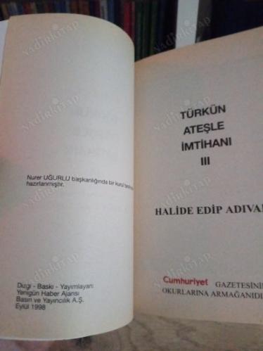 TÜRKÜN ATEŞLE İMTİHANI 3