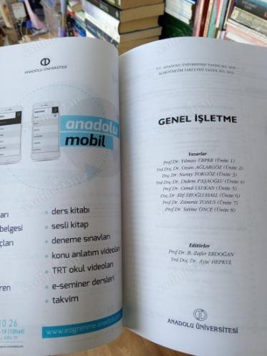 GENEL İŞLETME - AÖF
