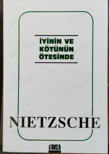 1- Ecce Homo 2- Ahlakın Soykütüğü Üstüne 3- Gezgin ile Gölgesi 4- Gelecekteki Felsefe 5- Yunanlıların Trajik Çağında Felsefe 6- Böyle Buyurdu Zerdüşt