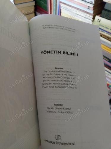 AÖF YÖNETİM BİLİMİ 1
