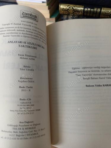 ANLAYARAK HIZLI OKUMA TAKTİKLERİ