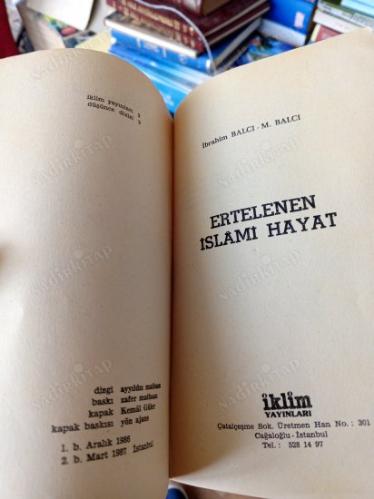 ERTELENEN İSLAMİ HAYAT