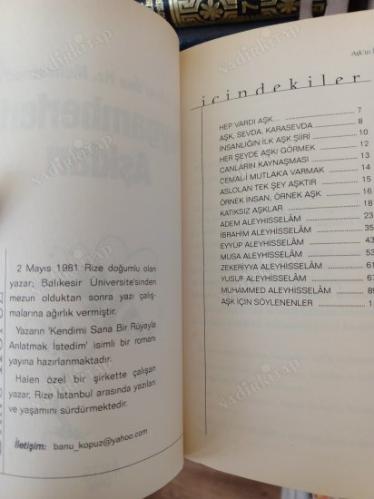PEYGAMBERLERİN AŞKLARI
