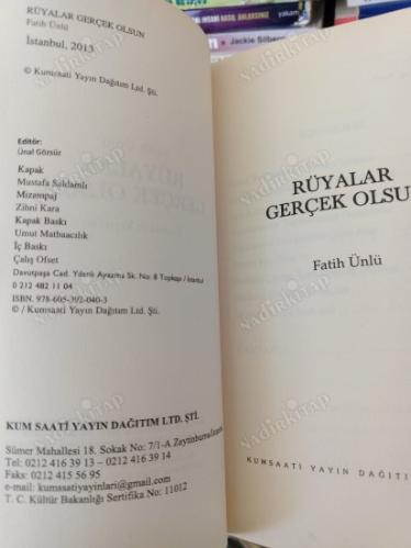 RÜYALAR GERÇEK OLSUN