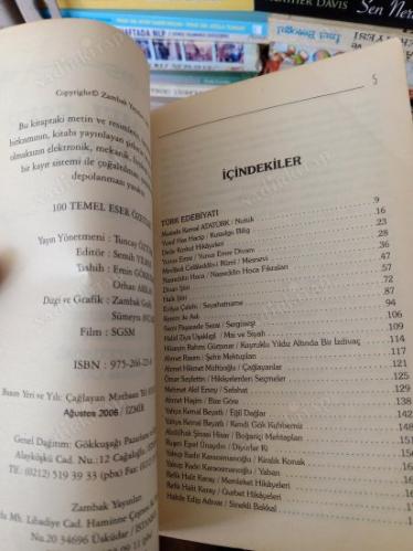 100 TEMEL ESER ÖZETLERİ