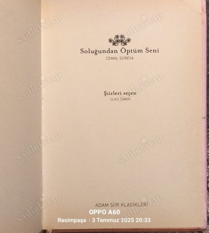 Soluğundan Öptüm Seni