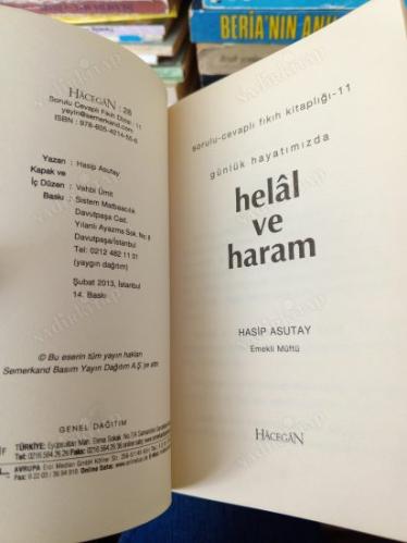 Helal ve Haramlar-Sorulu Cevaplı Fıkıh Kitaplığı-11