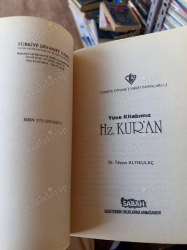 Yüce Kitabımız Hz. Kur'an