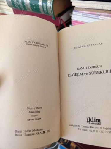 Değişim ve Süreklilik