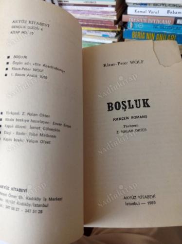 BOŞLUK / 1984 ANNA FRANK ÖDÜLLÜ