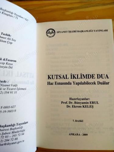 KUTSAL İKLİMDE DUA