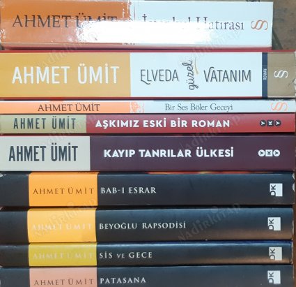 1- Kayıp Tanrılar Ülkesi (YKY) 2- Patasana (YKY) 3- Beyoğlu Rapsodisi (YKY) 4- Sis ve Gece (YKY) 5- Aşkımız Eski Bir Roman (YKY) 6- Bab-ı Esrar (