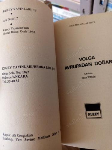 VOLGA AVRUPADAN DOĞAR