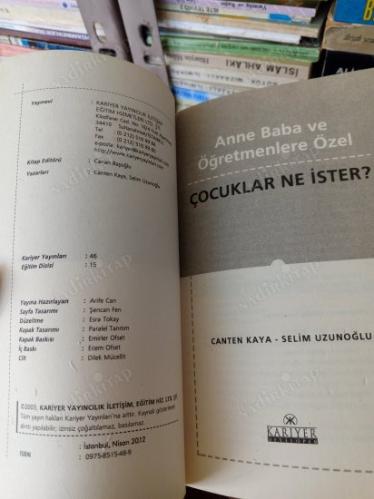 EĞİTİM ANNE BABA VE ÖĞRETMENLERE ÖZEL / ÇOCUKLAR NE İSTER