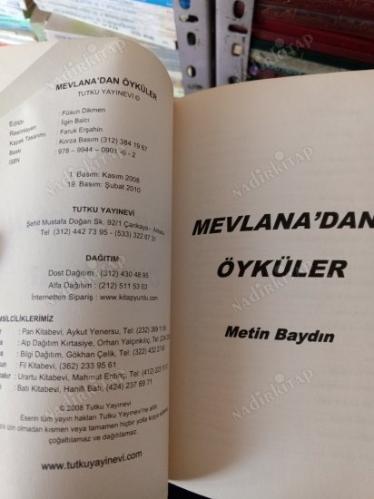 MEVLANA'DAN ÖYKÜLER