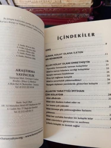 KOLAYLIKLAR DİNİ İSLAM