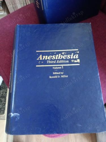 MILLER'S ANESTHESIA VOLUME 1 - 2 ( THIRD EDITION )