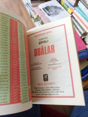 AÇIKLAMALI ŞİFALI DUALAR