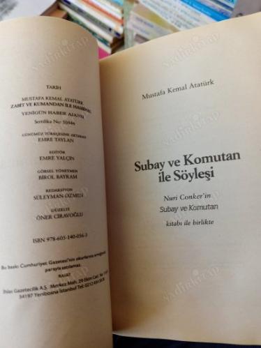 MUSTAFA KEMAL ATATÜRK SUBAY VE KOMUTAN İLE SÖYLEŞİ
