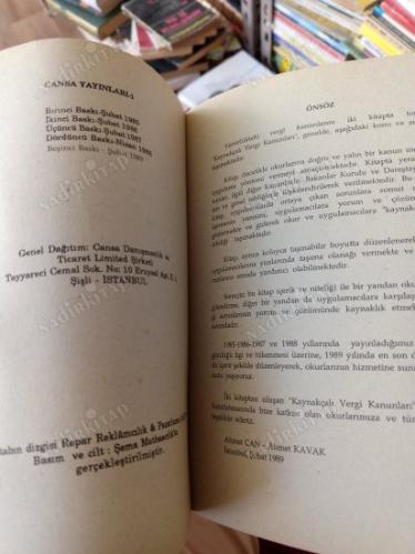 kaynakçalı gelir vergisi kurumlar vergisi katma değer vergisi savunma sanayi fonu kanunu vergi usul kanunu kanun metni ilgili kanunlar 1