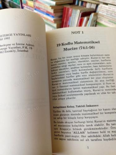 SON MESAJ KURAN'DAN NOTLAR Renaissance Institute * 19 Mucizesi / Misakın Elçisi / Sahte Ayetler / Cennet ve Cehennem / Şefaat Efsanesi / Diriliş Günü