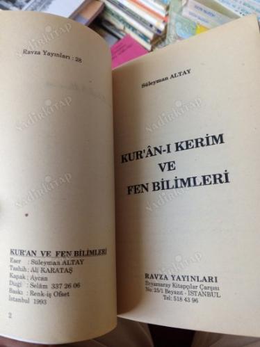 Kuranı Kerim Ve Fen Bilimleri