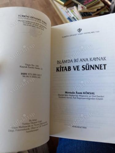 İslam'da İki Ana Kaynak Kitab ve Sünnet