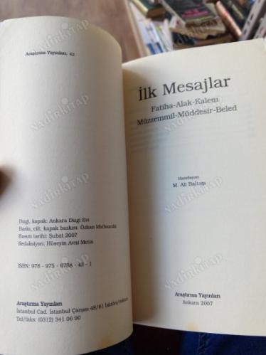 İLK MESAJLAR / Fatiha - Alak - Kalem - Müzzemmil - Müddessir - Beled