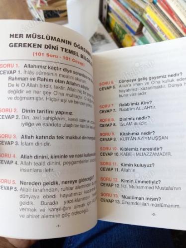HER MÜSLÜMANIN ÖĞRENMESİ GEREKEN DİNİ TEMEL BİLGİLER 101 SORU 101 CEVAP