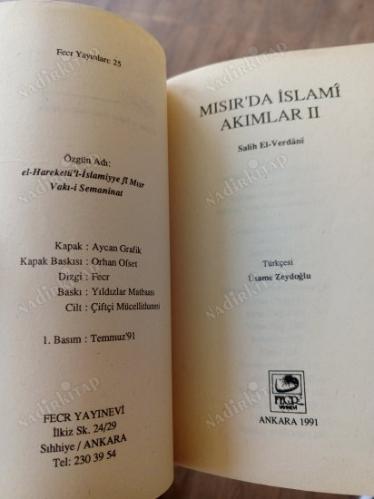 Mısırda İslami Akımlar II