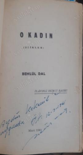 O Kadın (Şiirler) 