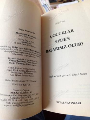 ÇOCUKLAR NEDEN BAŞARISIZ OLUR