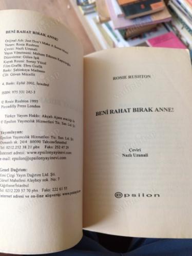 BENİ RAHAT BIRAK ANNE