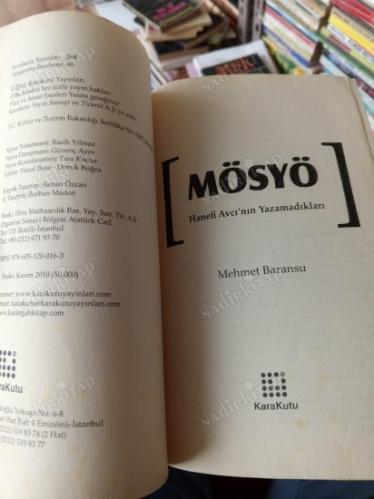MÖSYÖ - HANEFİ AVCI'NIN YAZAMADIKLARI