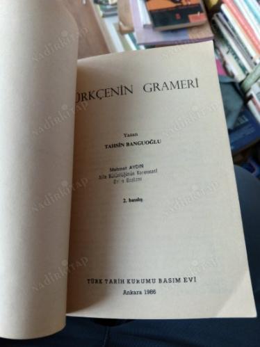 TÜRKÇE'NİN GRAMERİ