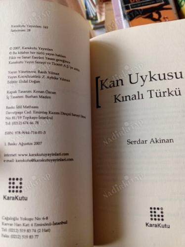 KINALI TÜRKÜ KAN UYKUSU 2