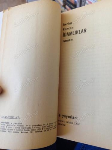 İDAMLIKLAR (Birinci Baskı)