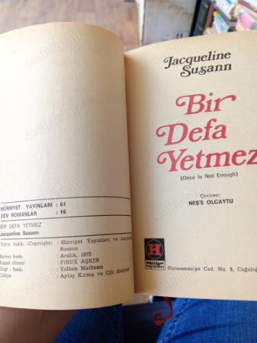 BİR DEFA YETMEZ