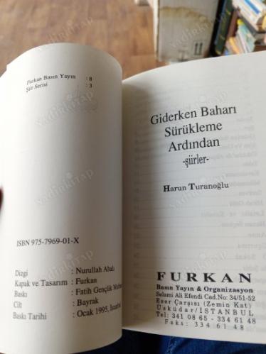 GİDERKEN BAHARI SÜRÜKLEME ARDINDAN